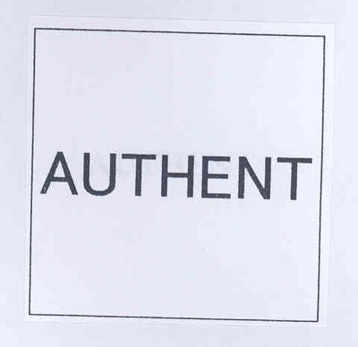 Trademark AUTHENT