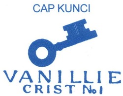 Trademark CAP KUNCI VANILLIE CRIST NO.1