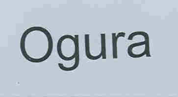 Trademark OGURA