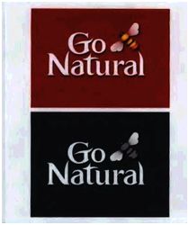 Trademark GO NATURAL + LUKISAN LEBAH/TAWON CIPTAAN (KARTUN)