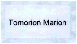 Trademark TOMORION MARION