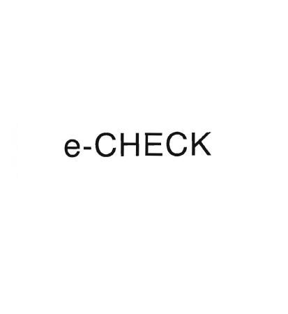 Trademark E-CHECK