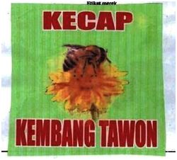 Trademark KECAP KEMBANG TAWON + LUKISAN TAWON & BUNGA