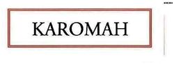 Trademark KAROMAH