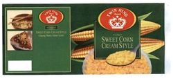 Trademark TWIN KING BRAND GOLDEN SWEET CORN CREAM STYLE + LUKISAN