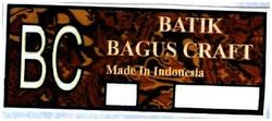 Trademark BC BATIK BAGUS CRAFT