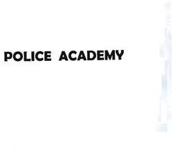 Trademark POLICE ACADEMY