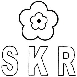 Trademark SKR + LUKISAN BUNGA