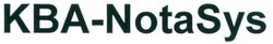 Trademark KBA-NOTASYS