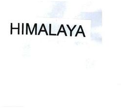 Trademark HIMALAYA