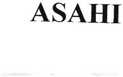 Trademark ASAHI