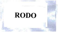 Trademark RODO