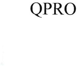 Trademark QPRO