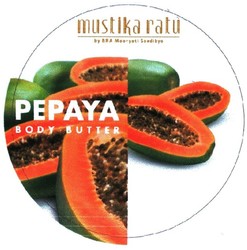 Trademark MUSTIKA RATUBY BRA MOAARYATI SOEDIBYO PEPAYA BODY BUTTER