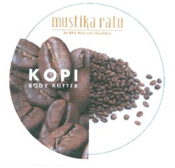 Trademark MUSTIKA RATU BY BRA MOORYATI SOEDIBYO KOPI BODY BUTTER