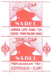 Trademark TEH CAP SADEL SOSRODJOJO + LUKISAN SADEL