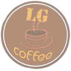 Trademark LG COFFEE + LUKISAN CANGKIR