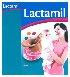 Trademark LACTAMIL + LUKISAN IBU &BAYI