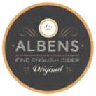 Trademark ALBENS FINE ENGLISH CIDER ORIGINAL