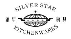 Trademark SILVER STAR KITCHENWARES + HURUF KANJI & LUKISAN