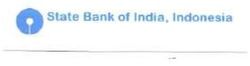 Trademark STATE BANK OF INDIA, INDONESIA