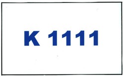 Trademark K 1111