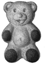 Trademark LUKISAN BISCUIT TEDDY BEAR