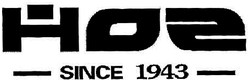 Trademark HOZ SINCE 1943& LOGO