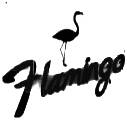 Trademark FLAMINGGO + lukisan burung