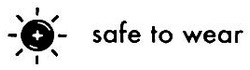 Trademark SAFE TO WEAR + LOGO