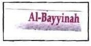 Trademark AL-BAYYINAH