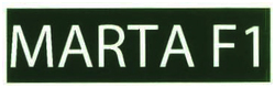 Trademark MARTA F1