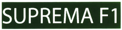 Trademark SUPREMA F1