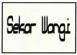 Trademark SEKAR WANGI