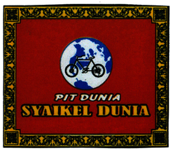 Trademark PIT DUNIA SYAIKEL DUNIA + LUKISAN SEPEDA