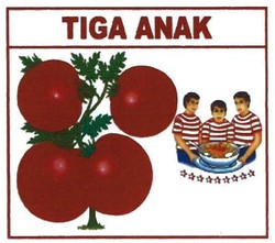 Trademark TIGA ANAK+LUKISAN