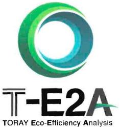 Trademark T-E2A TORAY ECO-EFFICIENCY ANALYSIS + LOGO