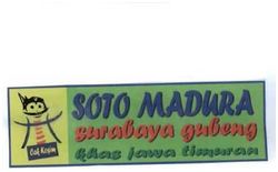 Trademark SOTO MADURA CAK KOSIM