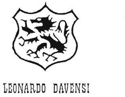 Trademark LEONARDO DAVENSI + LOGO SINGA LAMBANG