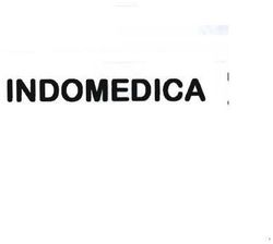 Trademark INDOMEDICA