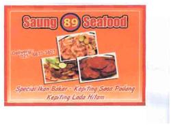 Trademark SAUNG 89 SEAFOOD + LOGO