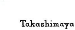 Trademark TAKASHIMAYA