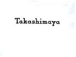 Trademark TAKASHIMAYA