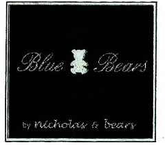 Trademark BLUE BEARS + LUKISAN BY NICHOLAS & BEARS