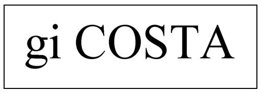 Trademark GI COSTA