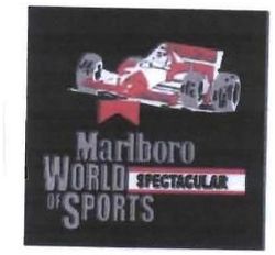 Trademark MARLBORO WORLD SPECTACULAR OF SPORTS+ LUKISAN MOBIL