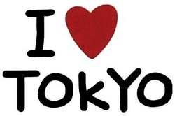 Trademark I LOVE TOKYO + Lukisan Hati