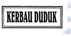 Trademark KERBAU DUDUK