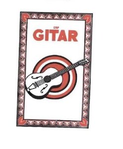 Trademark CAP GITAR + LUKISAN GITAR