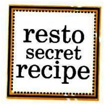 Trademark RESTO SECRET RECIPE + LOGO